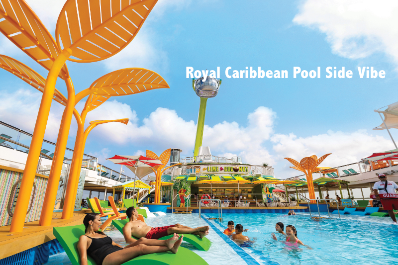 Royal caribbean pool side vibe